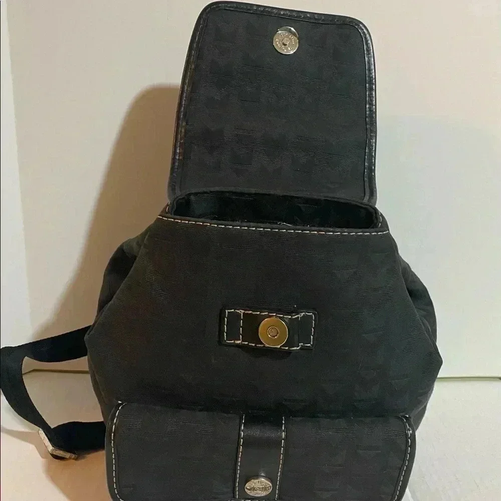 Michael kors Black canvas backpack